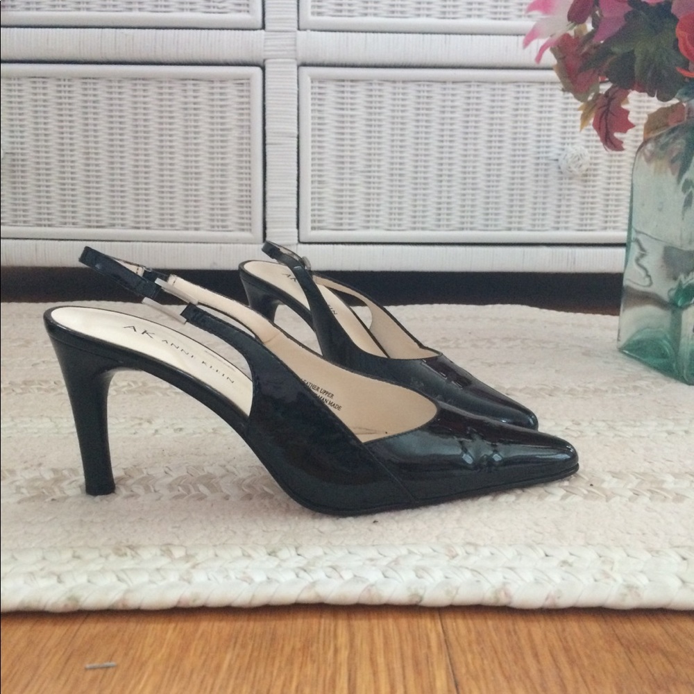 Anne Klein patent slingback mule - Picture 1 of 8